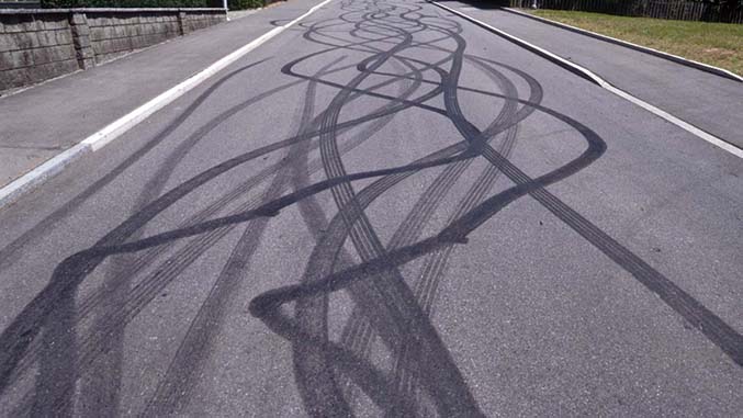 skidmarks